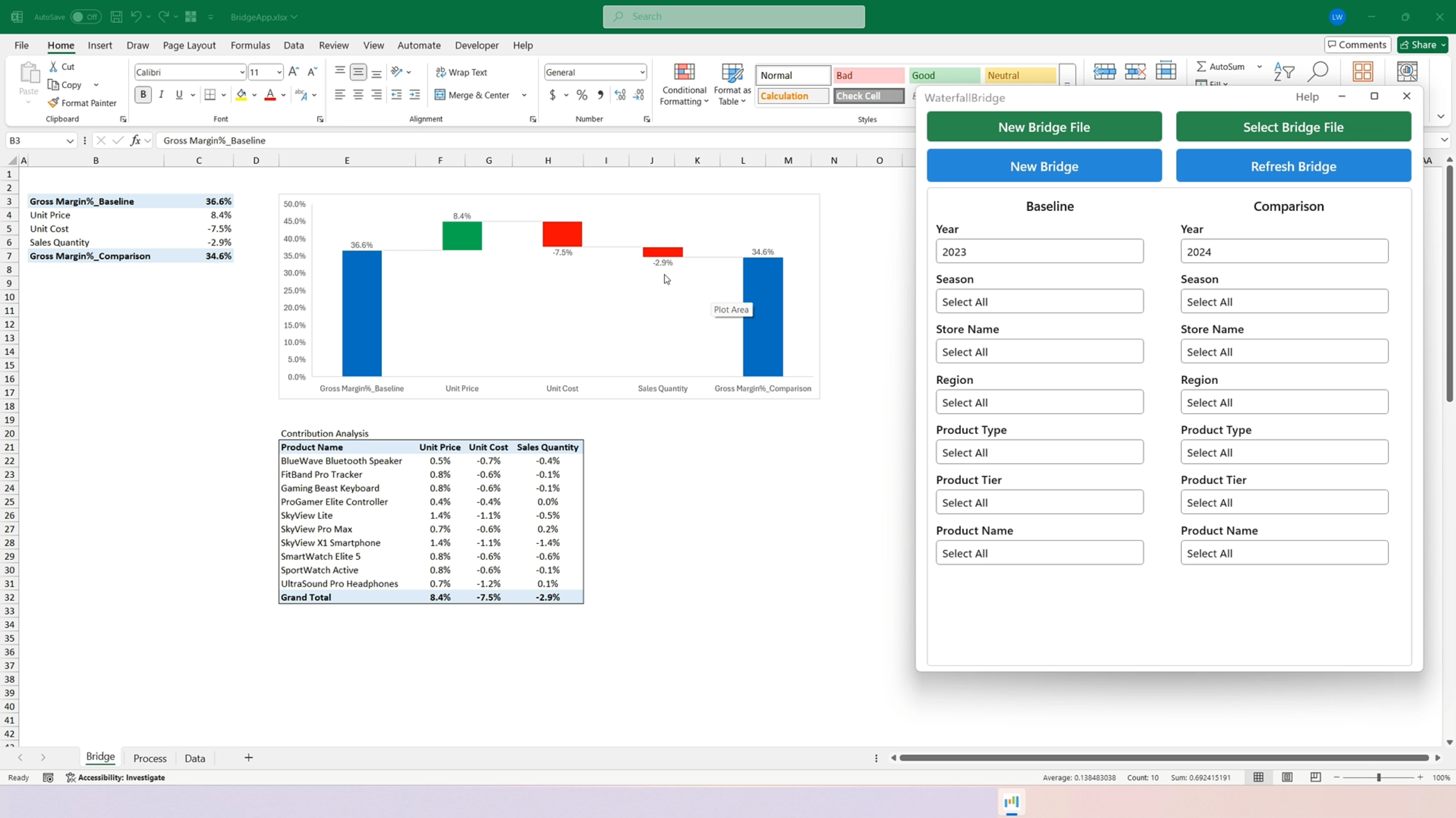 Use With Excel — Desktop screenshot