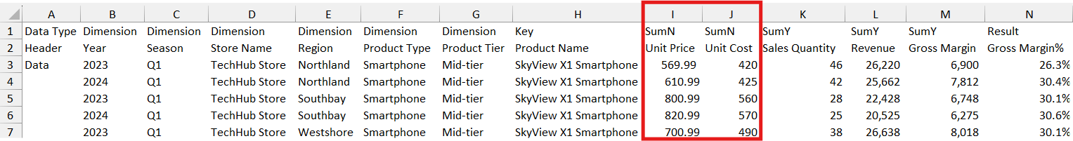 Select Data Type